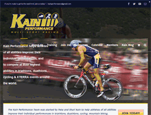 Tablet Screenshot of kainperformance.com